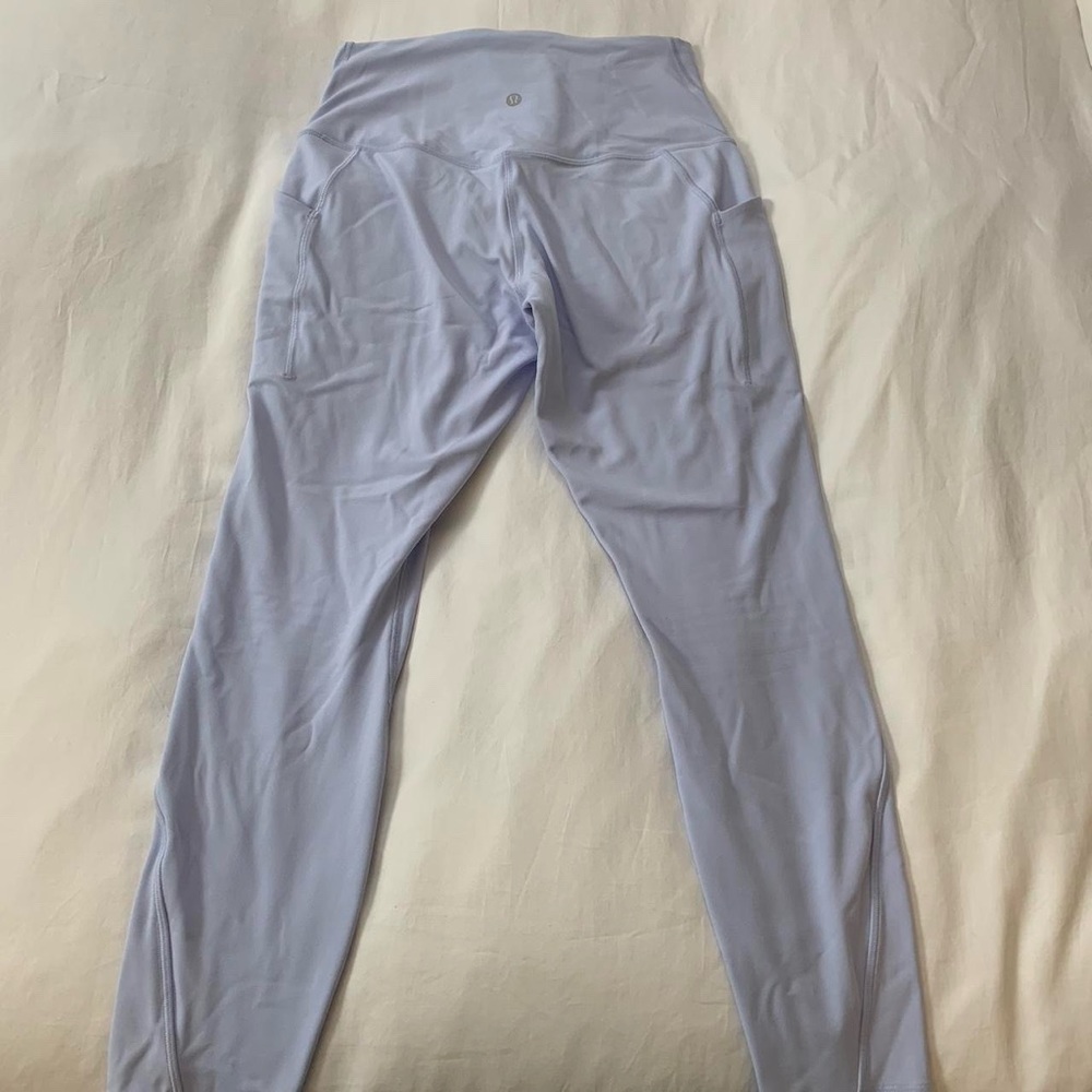 Lululemon align leggings 25” pockets pastel blue size 8